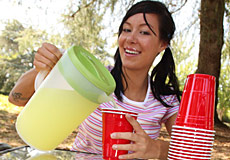 Lemonade Stand Blowjob