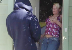 Door To Door Cumshot. with Public Violations by PornPros
