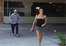 Beautiful Girl Flashes Her Tits.