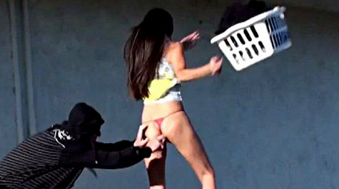 Laundry Day Gets Interesting... with Public Violations by PornPros